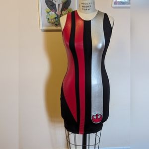 Original Star Wars x Elhoffer Design | Poe's Helmet Inspired Bodycon Dress | Med